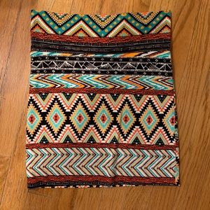Aztec Mini Skirt